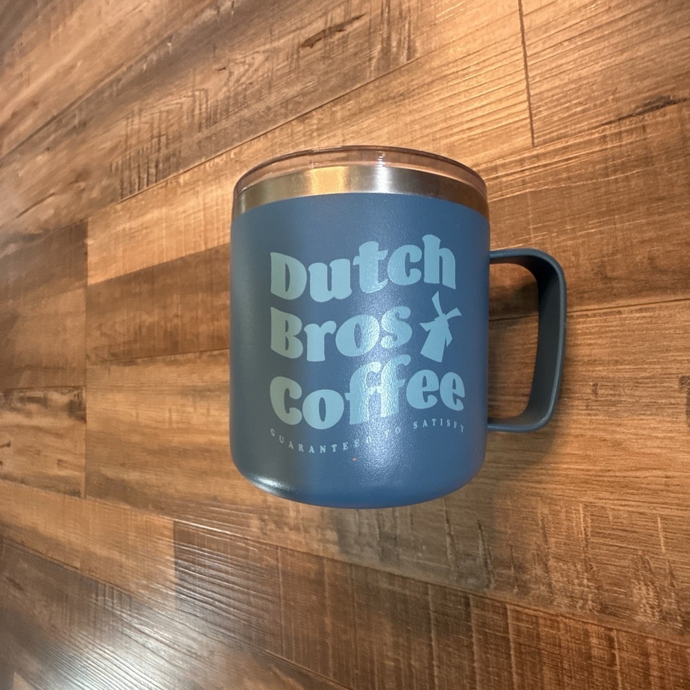 retro Dutch Bros Coffee logo Insulated Cup With Lid
